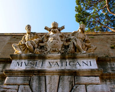 One of the entrances to the Vatican
