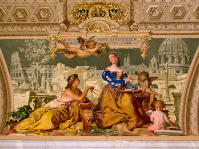 Vatican museum tapestry