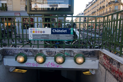 Chatelet metro station