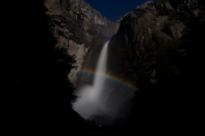 Lower Yosemite Falls moonbow