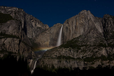 Upper Yosemite Falls moonbow