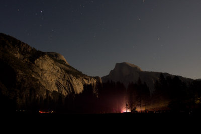 Yosemite at night