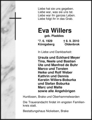 Tante Eva Willers