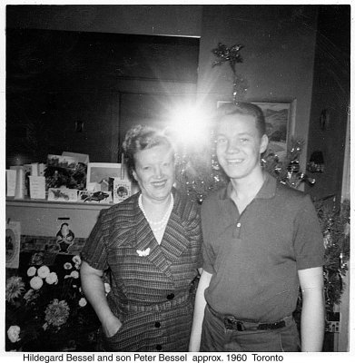 Hildegard Bessel and son Peter Bessel
