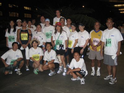 AQ's Runners:  Great Aloha Run 2008!