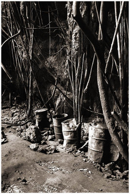 Old drums, Japanese Caves, Biak