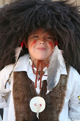 Child Buffalo Dancer from San Juan