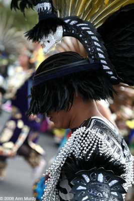 Aztec Dancer with skull