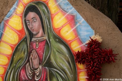 Our Lady of Guadalupe with ristra