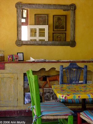 Breakfast room at Los Poblanos
