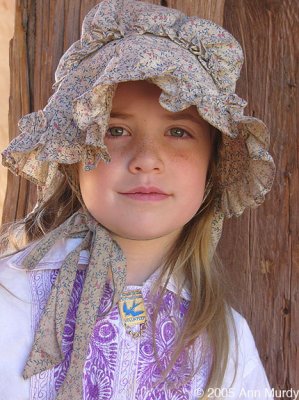 Girl with bonnet
