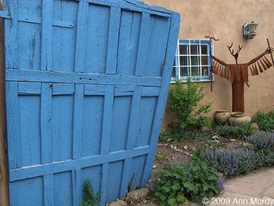 Blue door in Taos