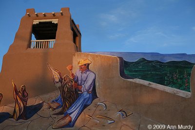 Mural in Taos