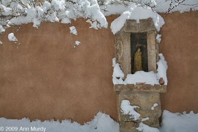 Altar in snow