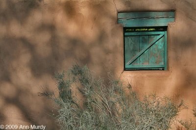 Turquoise window