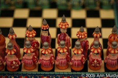 Chess set from Uzbekistan