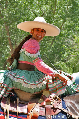 Girl on her horse