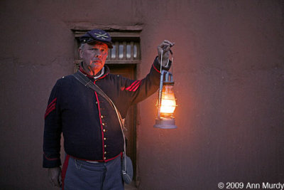 Union Soldier with lantern