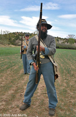 Confederate drill practice
