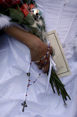 Holding Rosary