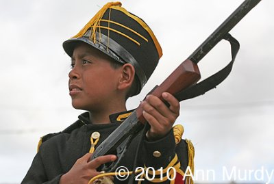 Soldier with rifle