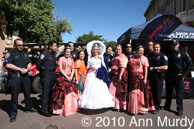 La Reina & Princesses with SF Police