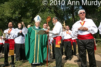 Blessing the morada