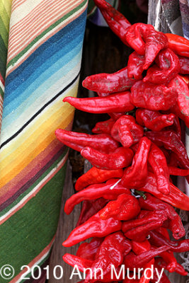 Serape and chiles