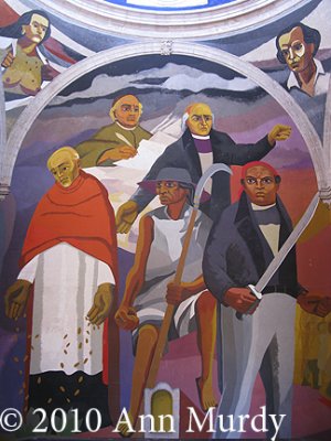 Mural with Hidalgo & Morelos