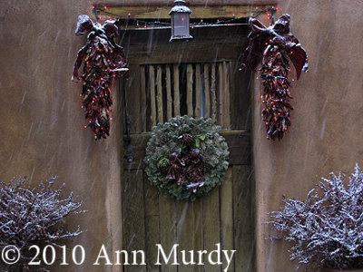 Ristras and wreath