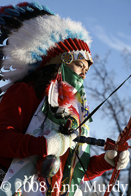 Chichimeca dancer with clacker