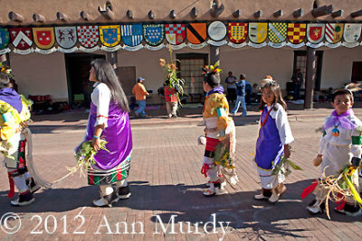 Dancers from Santa Clara in procession