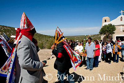 Matachine dancing in Golden