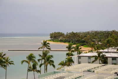 From the lanai