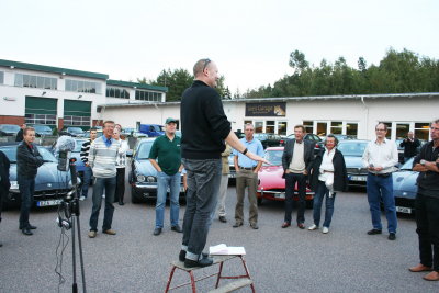 Staffan och inspelare bakom