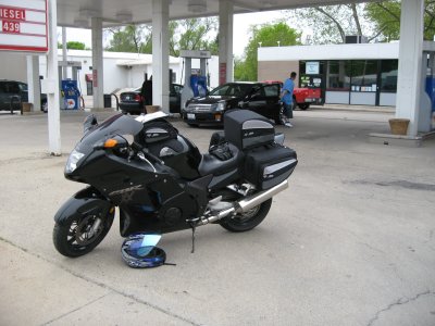 First gas stop somewhere still in Illinois.