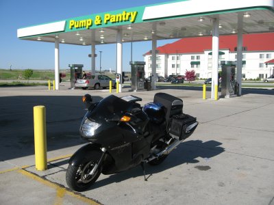 And again somewhere in Nebraska. I spend the first night in York, Nebraska - approximately 580 Miles done!