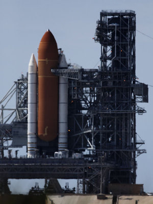 Endeavour on Launch Pad 39B