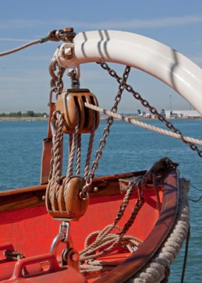 Life Boat on Tall Ship