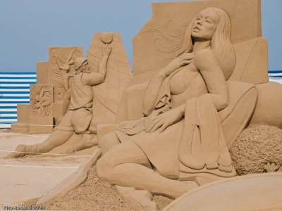 Sculture di sabbia a Rimini