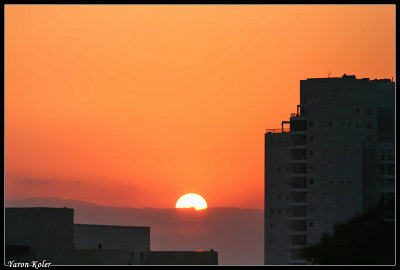 Sunset in the city 1