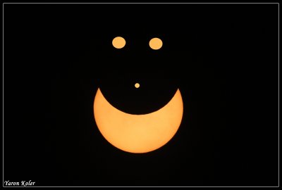 Solar eclipse - Smiley