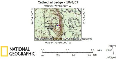 Cathedral Ledge Hike - 10/08/09