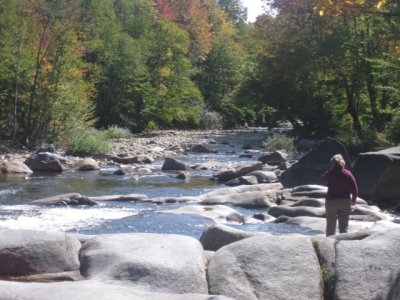 Celeste at Pemigewasset Cascades