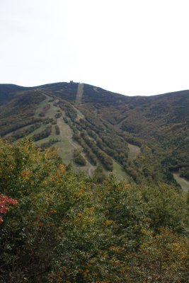 Cannon Ski Area As Seen From Artist's Bluff