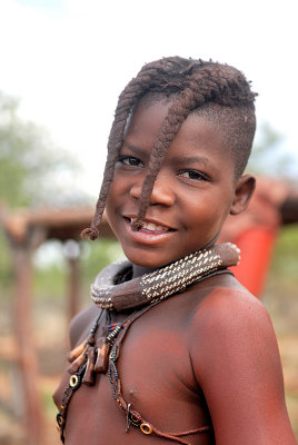 Himba girl from Namibia