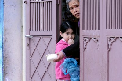 Grandmother and child in Vietnam