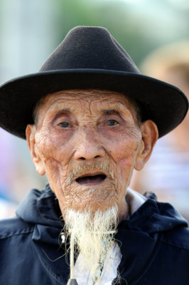 Man at a funeral