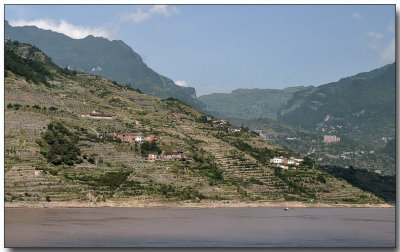 Terrace farming along the Yangtze