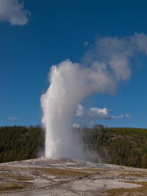 Upper geyser basin, Old Faithful geyser